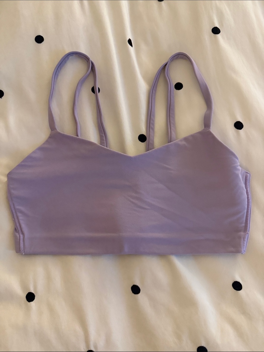 all in motion Lilac Double-Strap Bralette